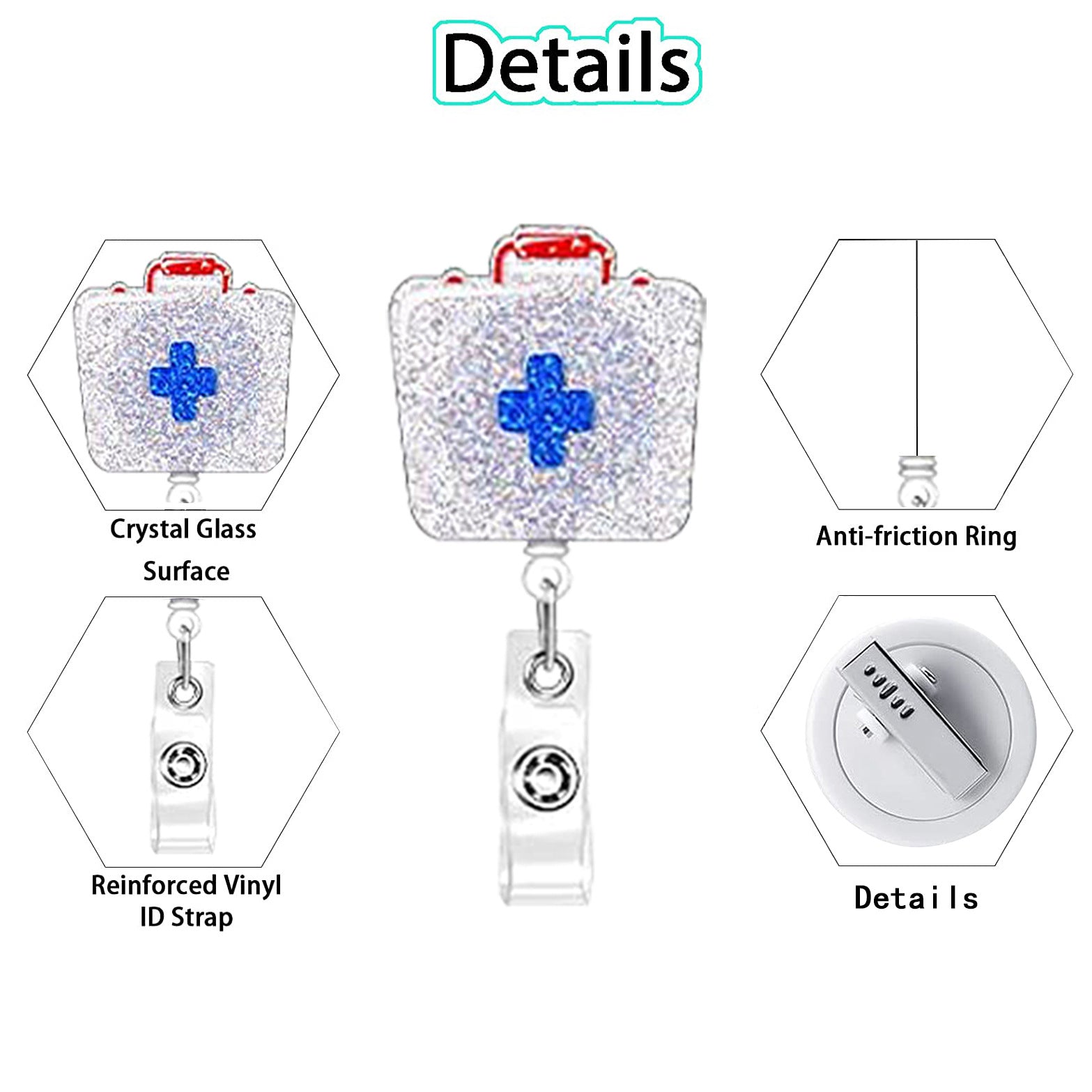 Wholesale Doctor Nurse Retractable Acrylic Keychains
